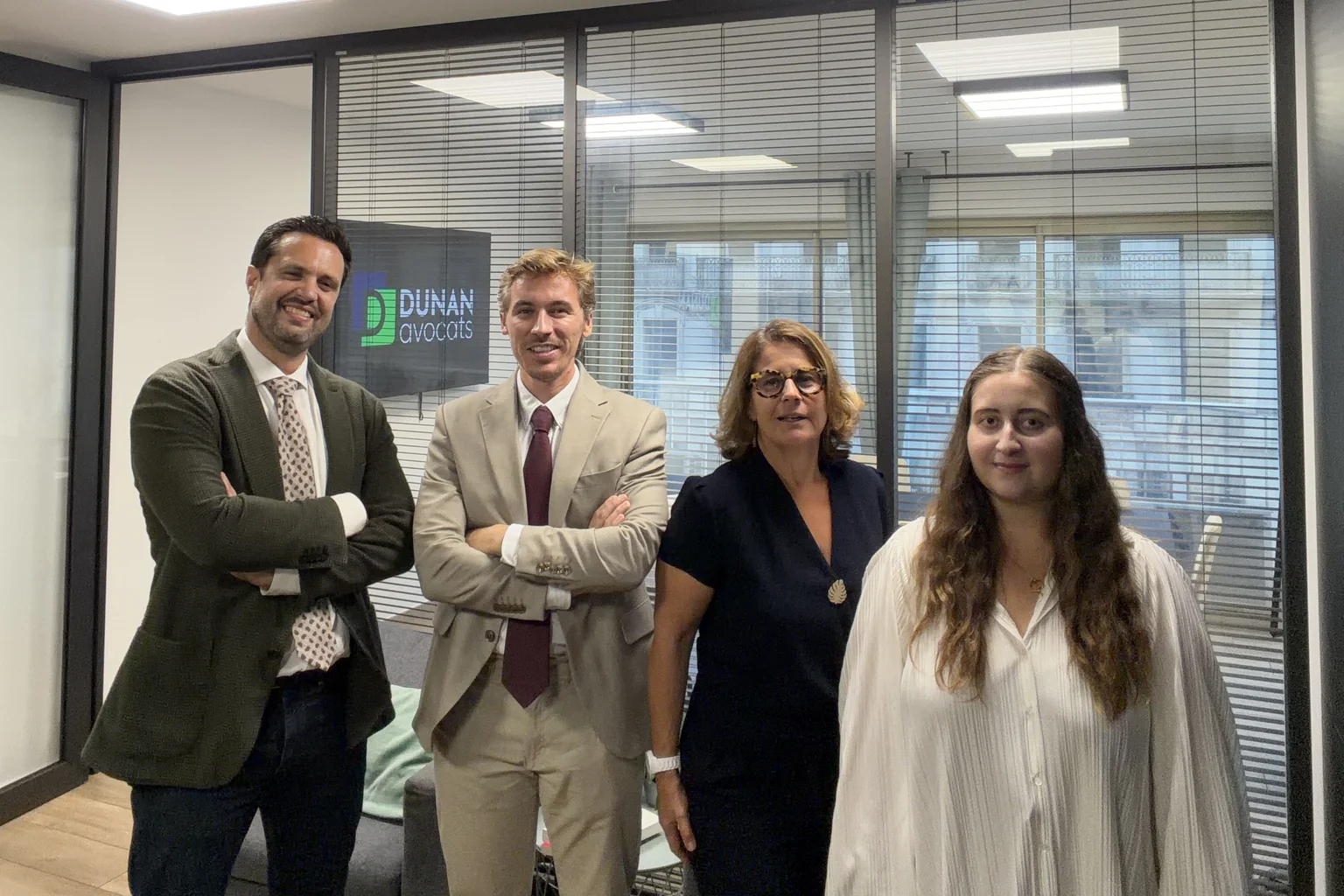 Anthony Dunan, David Vasseur, Marie Prud'homme et Ilona Jouvet, cabinet DUNAN AVOCATS à Toulon